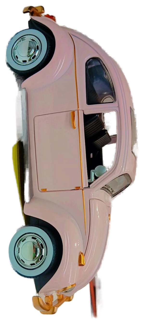 Fusca 67 Rosa 1:24 2