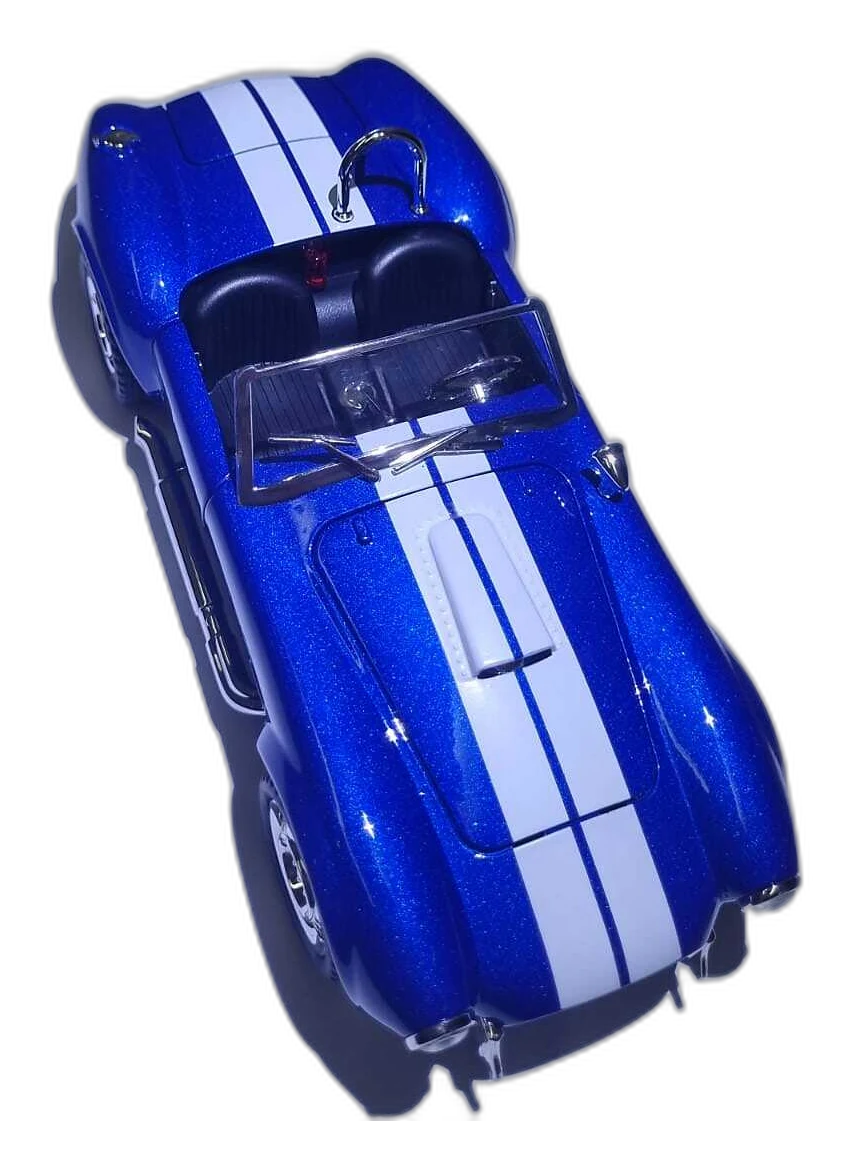 Réplica Cobra Azul Listras Duplas 1:24 5